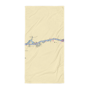 Calusa Jack's Marine South (North Fort Myers, FL) NOAA Chart Towel