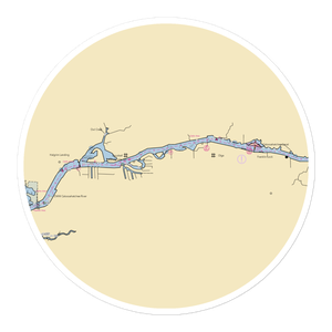 Calusa Jack's Marine South (North Fort Myers, FL) NOAA Chart Sticker