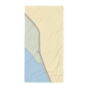 J & S Fish Camp (Hobe Sound, FL) NOAA Chart Towel