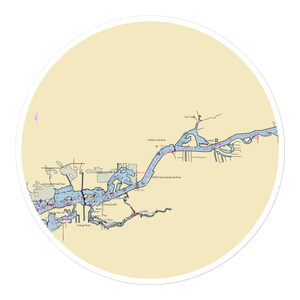 Sweet Water Landing (North Fort Myers, FL) NOAA Chart Sticker