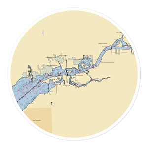 Coastal Marine Mart (North Fort Myers, FL) NOAA Chart Sticker