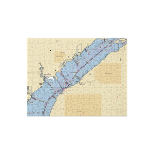 City of Fort Myers Yacht Basin (North Fort Myers, FL) NOAA Chart Jigsaw Puzzle