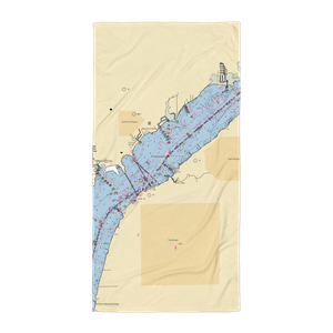 City of Fort Myers Yacht Basin (North Fort Myers, FL) NOAA Chart Towel