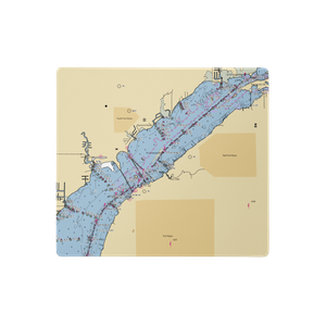 City of Fort Myers Yacht Basin (North Fort Myers, FL) NOAA Chart  Gaming Mouse Pad