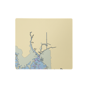 Mullock Creek Marina (Fort Myers, FL) NOAA Chart  Gaming Mouse Pad