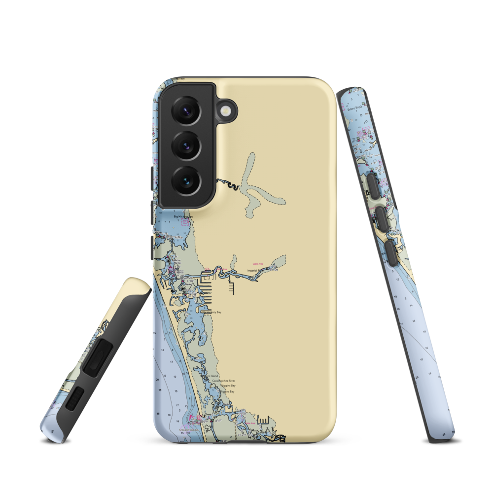 Anglers Paradise of Bonita Springs (Bonita Springs, FL) NOAA Chart Samsung Phone Case Samsung Galaxy S22 model shown