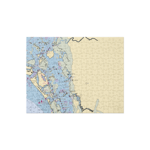 Weeks Fish Camp (Bonita Springs, FL) NOAA Chart Jigsaw Puzzle