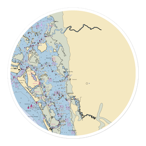 Weeks Fish Camp (Bonita Springs, FL) NOAA Chart Sticker