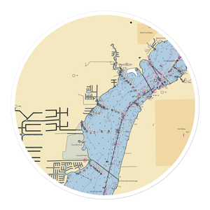 Fish Tale Marina at Caloosa Isle (Lehigh Acres, FL) NOAA Chart Sticker