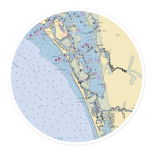 Big Hickory Fishing Nook Marina (Bonita Springs, FL) NOAA Chart Sticker