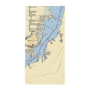 Landings Marina (Fort Myers, FL) NOAA Chart Towel