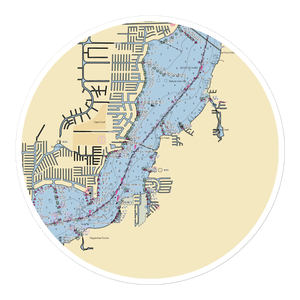 Landings Marina (Fort Myers, FL) NOAA Chart Sticker