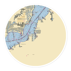 MarineMax Fort Myers (Fort Myers, FL) NOAA Chart Sticker