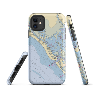 Fish-Tale Marina (Bonita Springs, FL) NOAA Chart  Tough iPhone Case