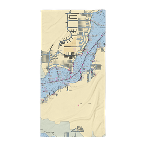 Gulf Harbour Marina (Fort Myers, FL) NOAA Chart Towel