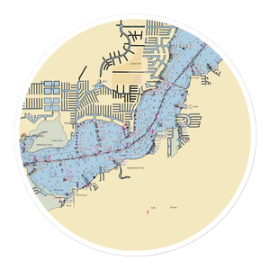 Gulf Harbour Marina (Fort Myers, FL) NOAA Chart Sticker