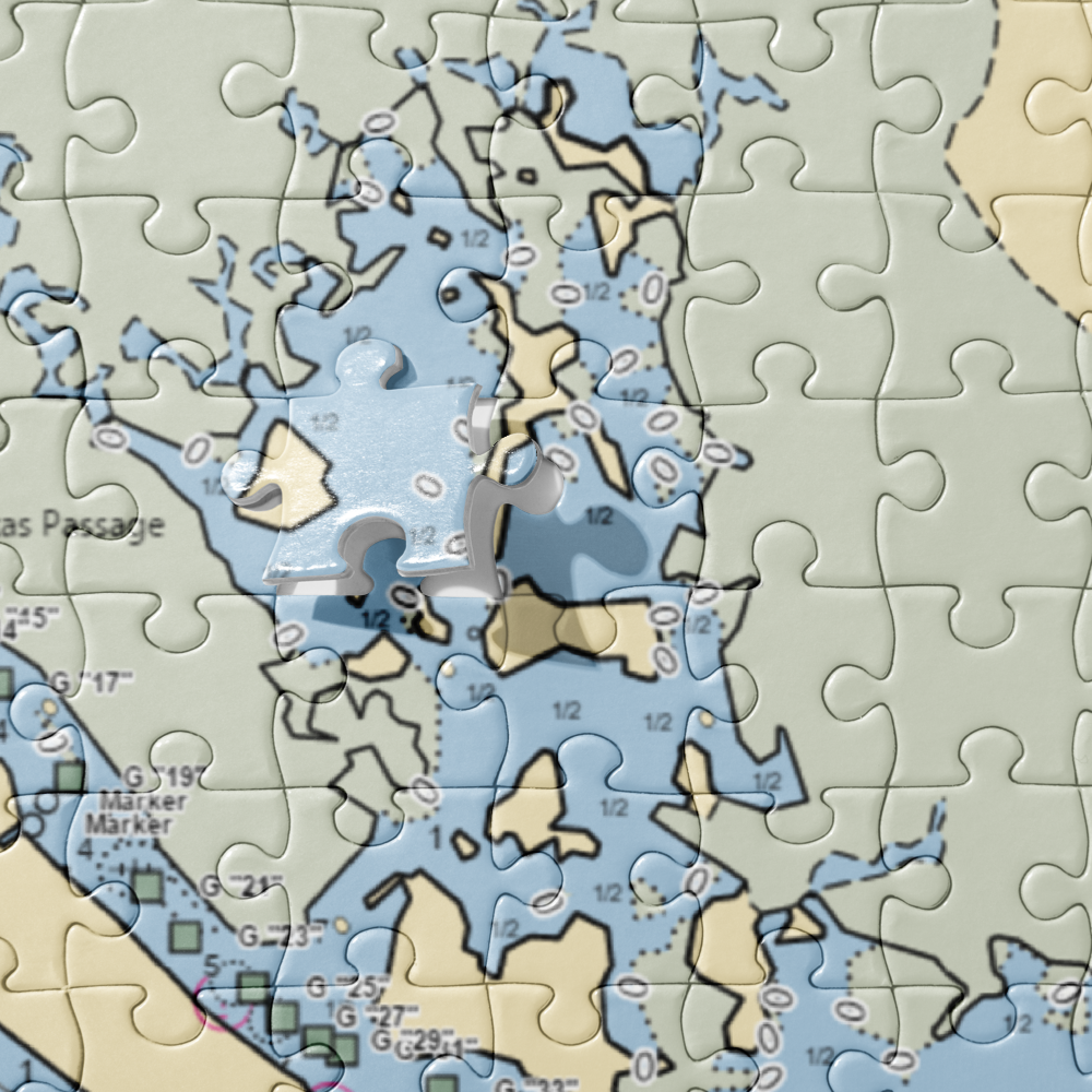 Snook Bight Marina (Fort Myers, FL) NOAA Chart Jigsaw Puzzle 