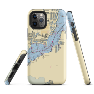 Cape Coral Yacht Basin (Fort Myers, FL) NOAA Chart  Tough iPhone Case