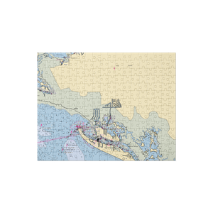 Latitude 26° Waterfront Resort & Marina - Fort Myers Beach (Fort Myers, FL) NOAA Chart Jigsaw Puzzle