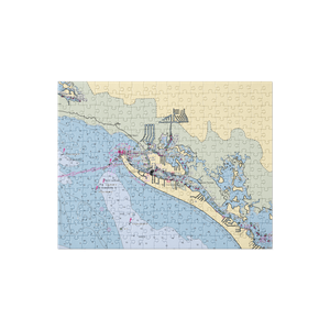 Salty Sam's Marina (Fort Myers, FL) NOAA Chart Jigsaw Puzzle