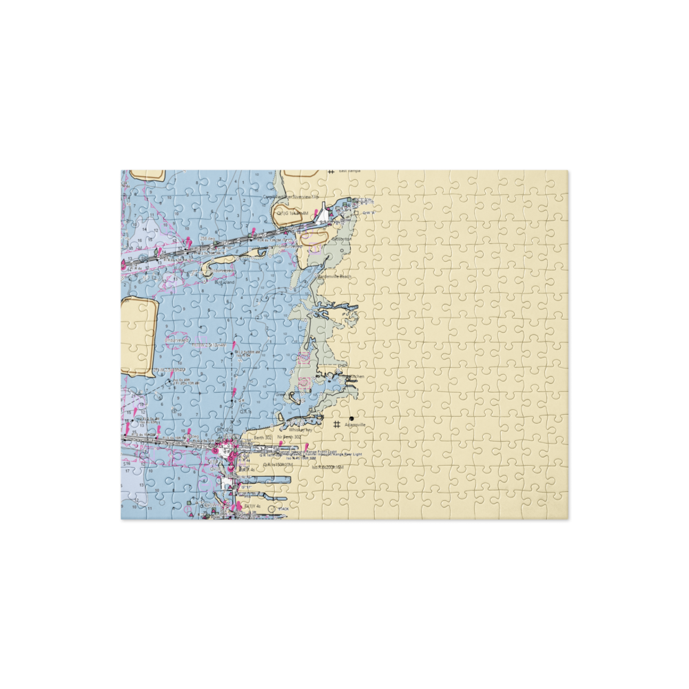 Bullfrog Creek Marine (Brandon, FL) NOAA Chart Jigsaw Puzzle 