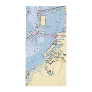 Apollo Beach Yacht Club (Sun City Center, FL) NOAA Chart Towel