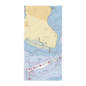 MacDill AFB Recreation (Tampa, FL) NOAA Chart Towel