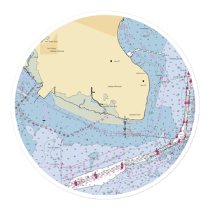 MacDill AFB Recreation (Tampa, FL) NOAA Chart Sticker