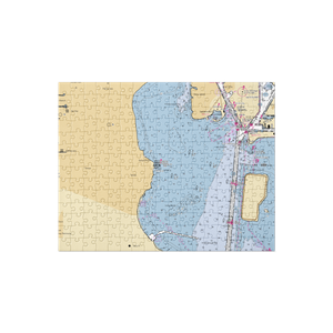 Tampa Yacht & Country Club (Tampa, FL) NOAA Chart Jigsaw Puzzle