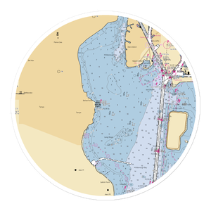 Tampa Yacht & Country Club (Tampa, FL) NOAA Chart Sticker