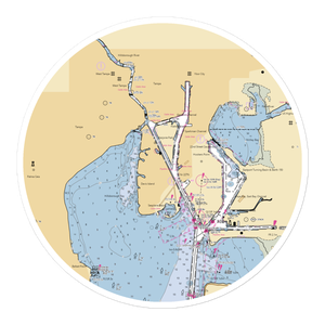 Marjorie Park Yacht Basin (Tampa, FL) NOAA Chart Sticker