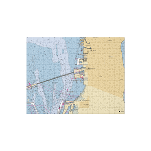 Oasis Marinas at Westshore Yacht Club (Tampa, FL) NOAA Chart Jigsaw Puzzle