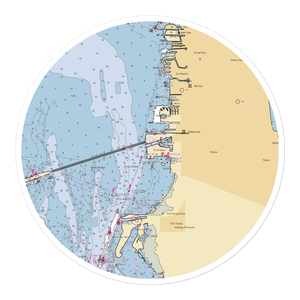 Oasis Marinas at Westshore Yacht Club (Tampa, FL) NOAA Chart Sticker