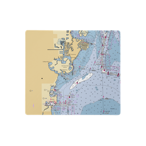 Snell Isle Marina (Saint Petersburg, FL) NOAA Chart  Gaming Mouse Pad