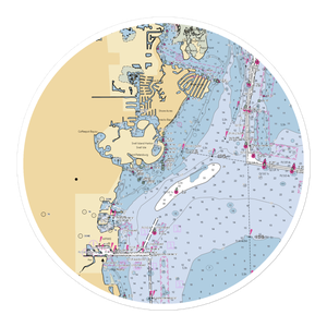 Snell Isle Marina (Saint Petersburg, FL) NOAA Chart Sticker