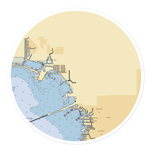 Oystercatchers (Tampa, FL) NOAA Chart Sticker