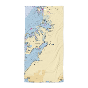 Palm View Marina (Terra Ceia, FL) NOAA Chart Towel