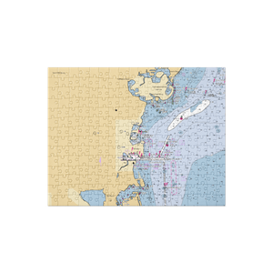 St Petersburg Yacht Club (Saint Petersburg, FL) NOAA Chart Jigsaw Puzzle