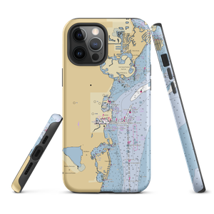 Marina Point Ships Store (Saint Petersburg, FL) NOAA Chart  Tough iPhone Case