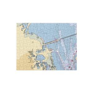 Endeavour Boatyard and Marina (Saint Petersburg, FL) NOAA Chart Jigsaw Puzzle