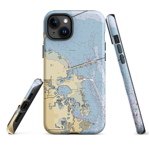 Galati Tampa Bay (Saint Petersburg, FL) NOAA Chart  Tough iPhone Case