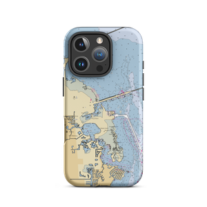 Galati Tampa Bay (Saint Petersburg, FL) NOAA Chart  Tough iPhone Case