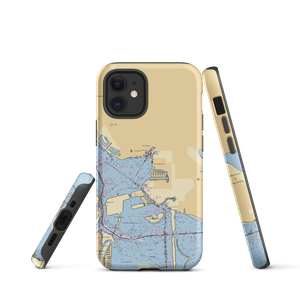 Boca Ciega Yacht Club BCYC (Saint Petersburg, FL) NOAA Chart  Tough iPhone Case