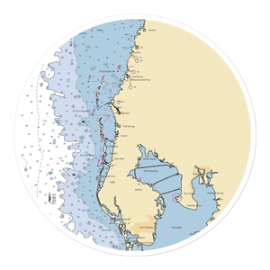 Billy's Tarpon Turtle (Holiday, FL) NOAA Chart Sticker