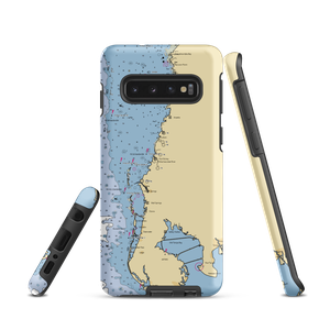 Leverocks Seafood House of St Pete Beach (New Port Richey, FL) NOAA Chart Samsung Phone Case