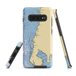 Leverocks Seafood House of St Pete Beach (New Port Richey, FL) NOAA Chart Samsung Phone Case