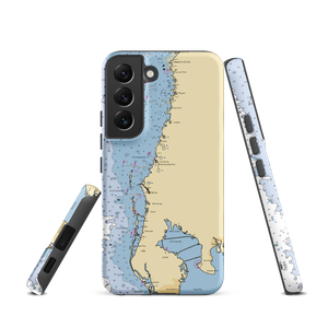 Leverocks Seafood House of St Pete Beach (New Port Richey, FL) NOAA Chart Samsung Phone Case