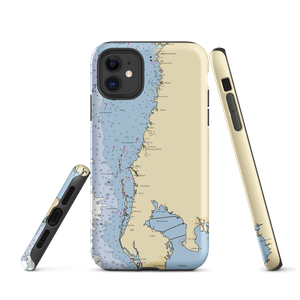 Leverocks Seafood House of St Pete Beach (New Port Richey, FL) NOAA Chart  Tough iPhone Case