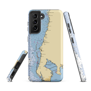 Landing At Tarpon Springs (Holiday, FL) NOAA Chart Samsung Phone Case