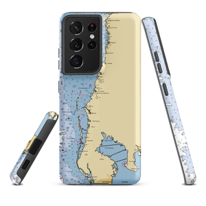 Tarpon Springs City Marina (Holiday, FL) NOAA Chart Samsung Phone Case